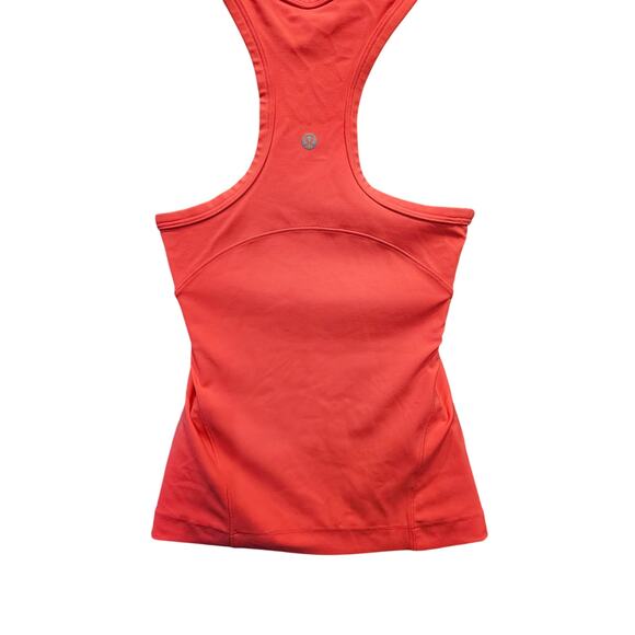 Lululemon Size 4 / 6 (?) Pink basic seamless tank top EUC casual active stretch - Picture 2 of 5